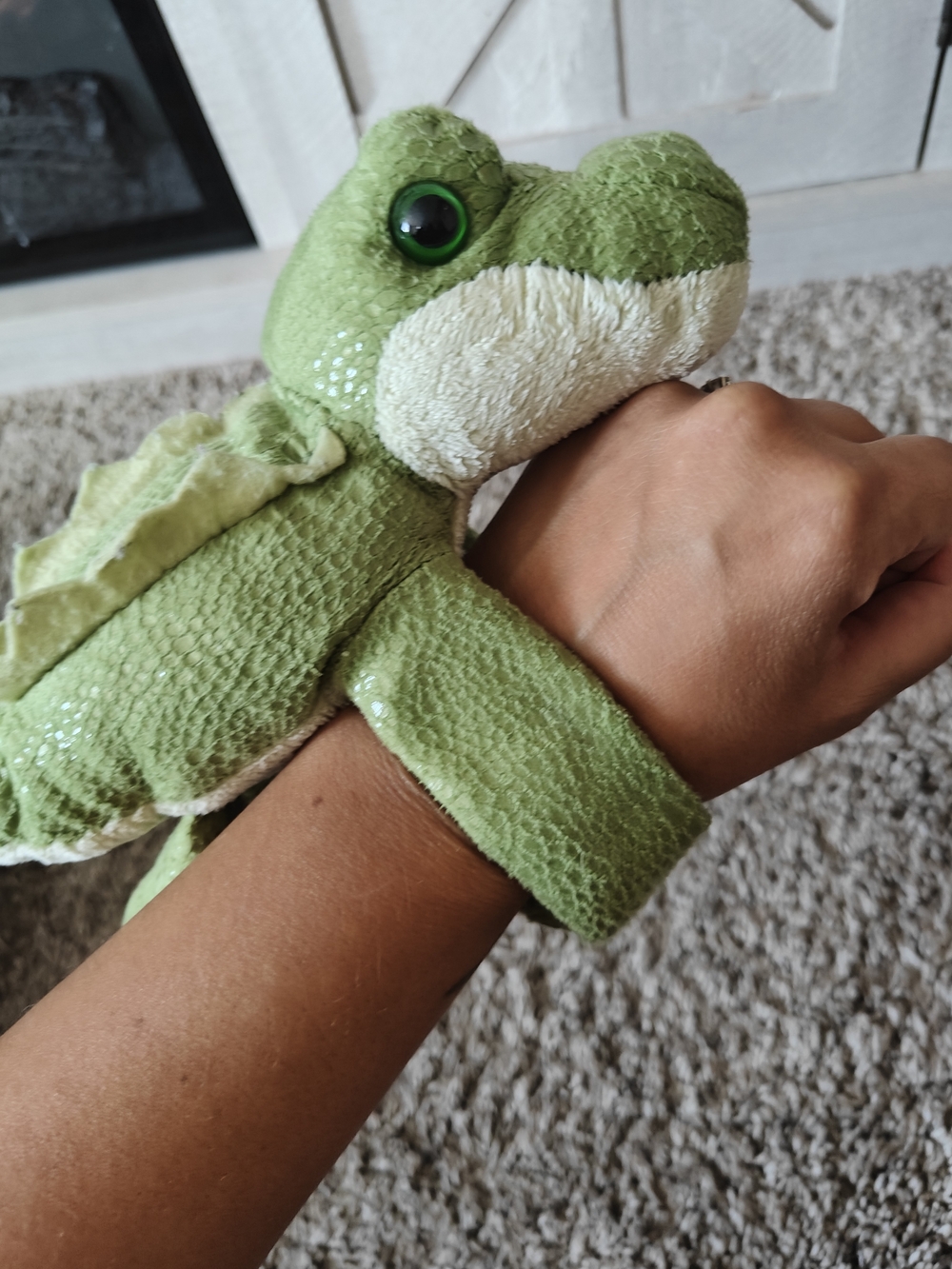 Wild Republic Huggers Crocodile Plush Toy 8"